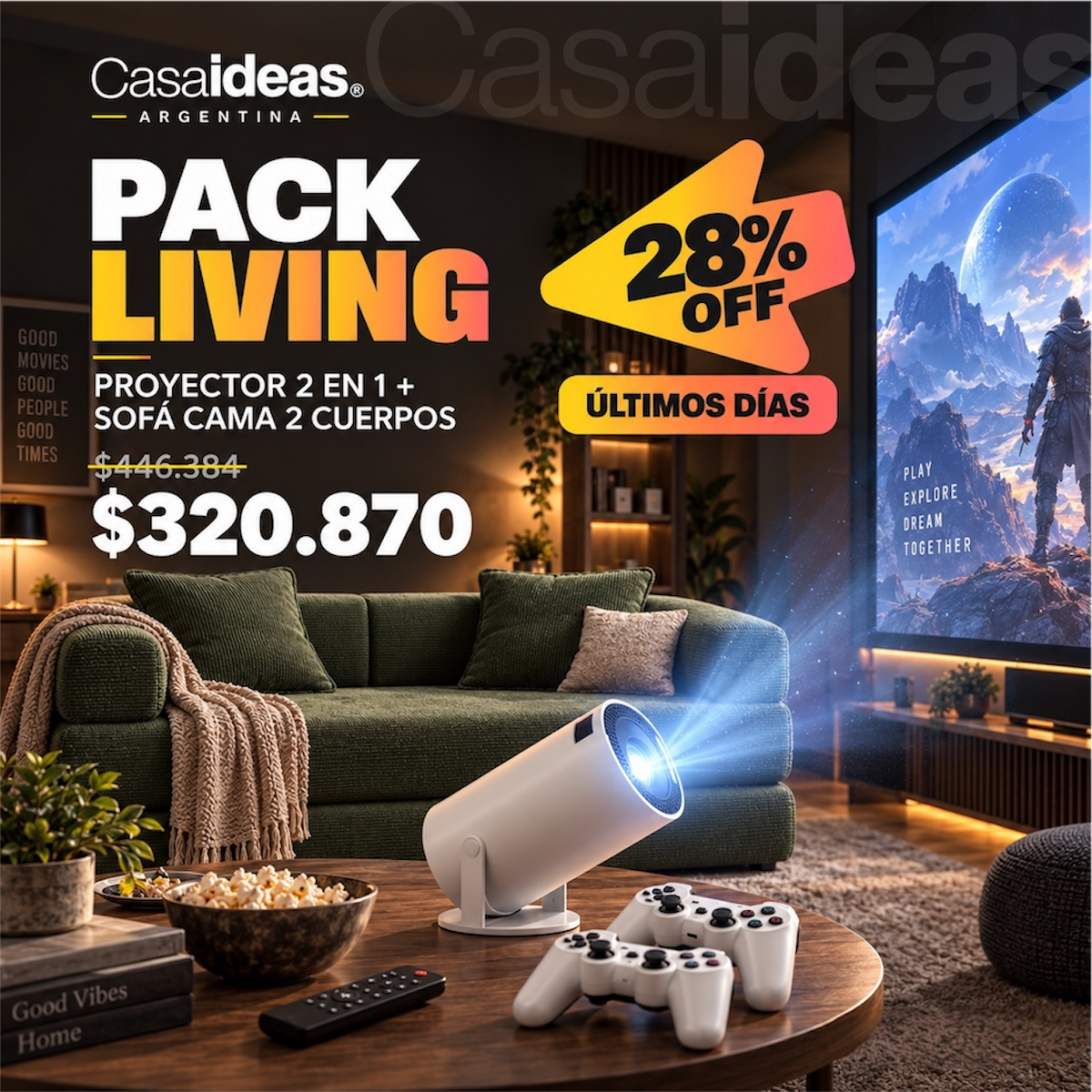 PACK LIVING | 28% OFF