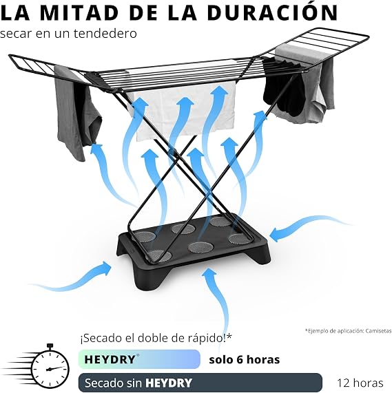 HEYDRY® Secador de Ropa para tendedero