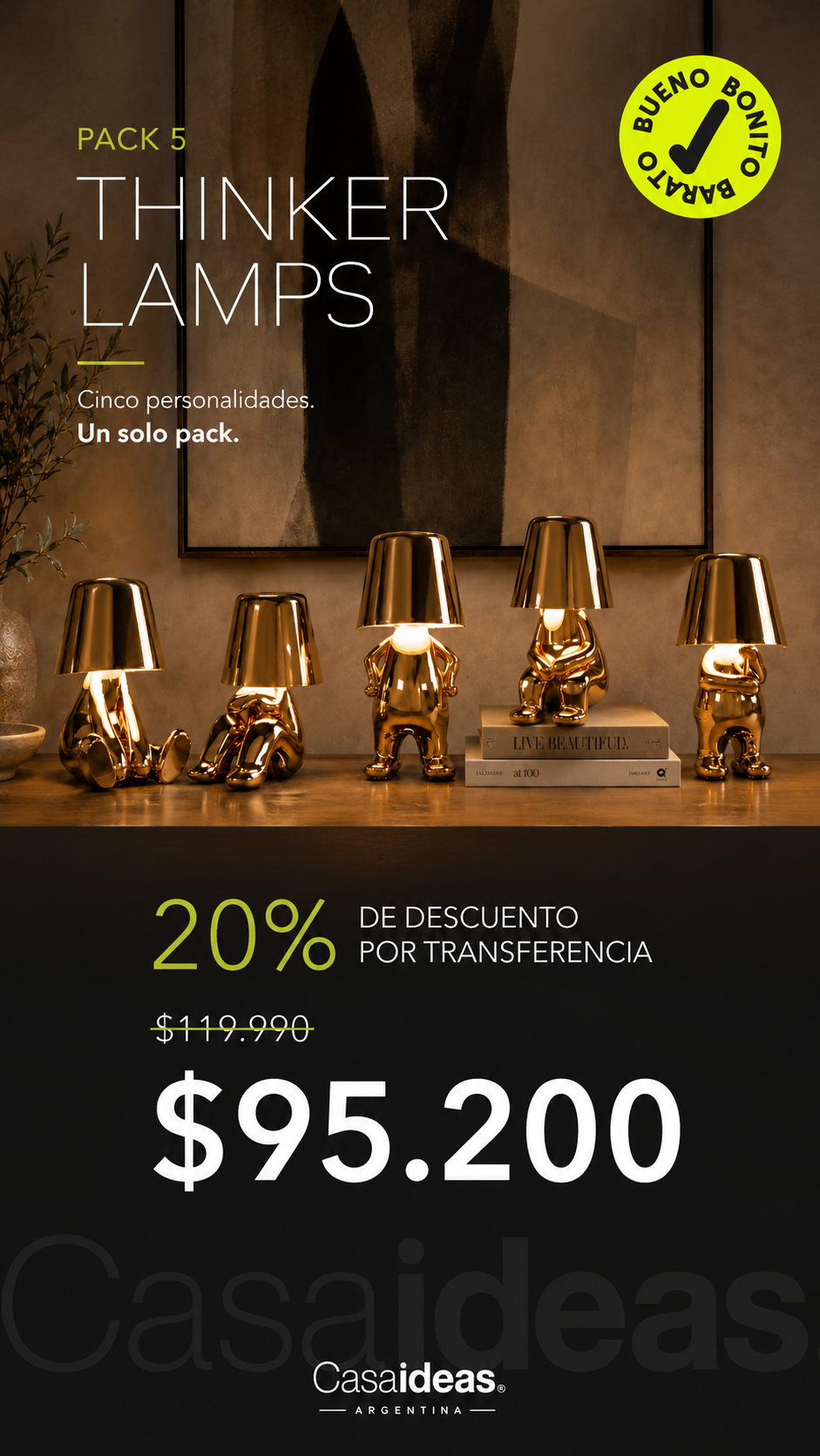 Thinker Lamps – Lámparas Recargables