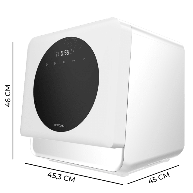 Bolero Aguazero 1100 Mini Lavavajillas compacto de 3 servicios