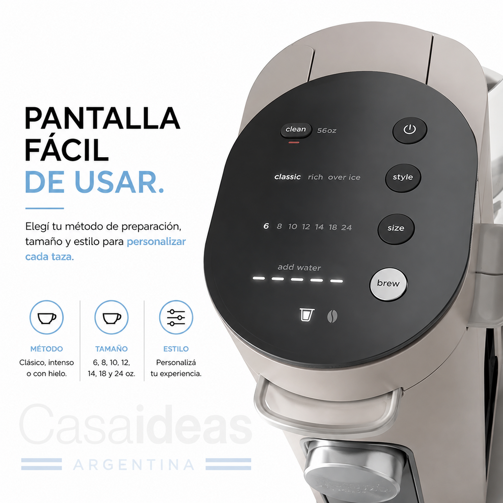 Ninja Pods & Grounds Specialty PB051GB – Cafetera con Espumador de Leche