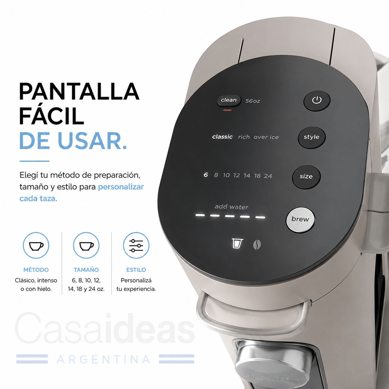 Ninja Pods & Grounds Specialty PB051GB – Cafetera con Espumador de Leche