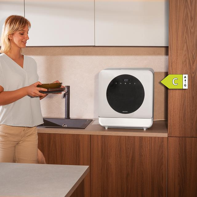 Bolero Aguazero 1100 Mini Lavavajillas compacto de 3 servicios