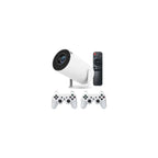 Proyector Portátil 2 en 1 Smart + Consola Retro, WiFi, Bluetooth y 2 Controles