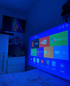 Proyector Portátil 2 en 1 Smart + Consola Retro, WiFi, Bluetooth y 2 Controles