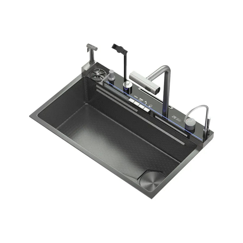 Lavaplatos Inteligente Digital LED 7 Modos – Acero Inoxidable SUS304