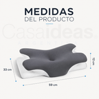Almohada Japonesa - Cervical de Espuma Viscoelástica con Efecto Refrescante