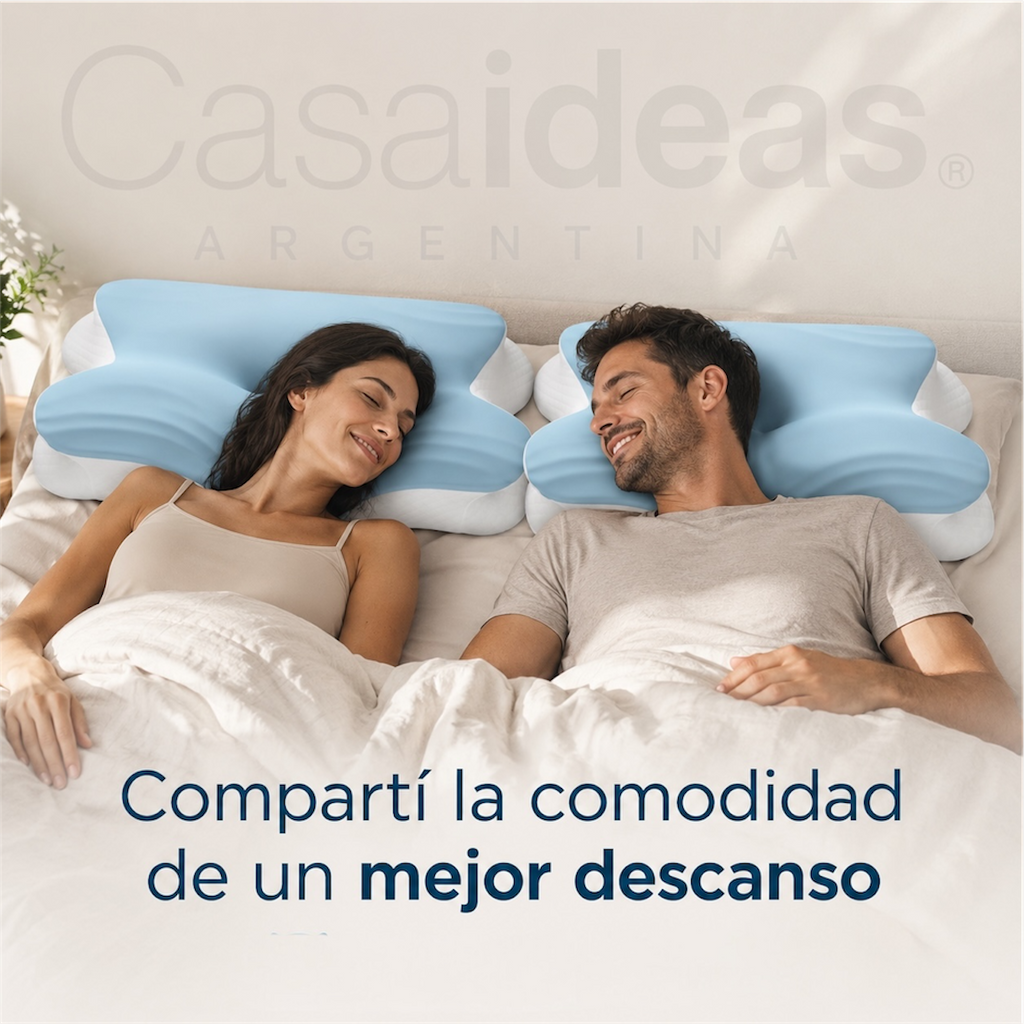 Almohada Japonesa - Cervical de Espuma Viscoelástica con Efecto Refrescante