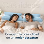Almohada Japonesa - Cervical de Espuma Viscoelástica con Efecto Refrescante