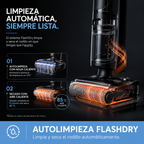 Tineco Floor ONE i6 Stretch – Aspiradora y Trapeadora Húmeda y Seca