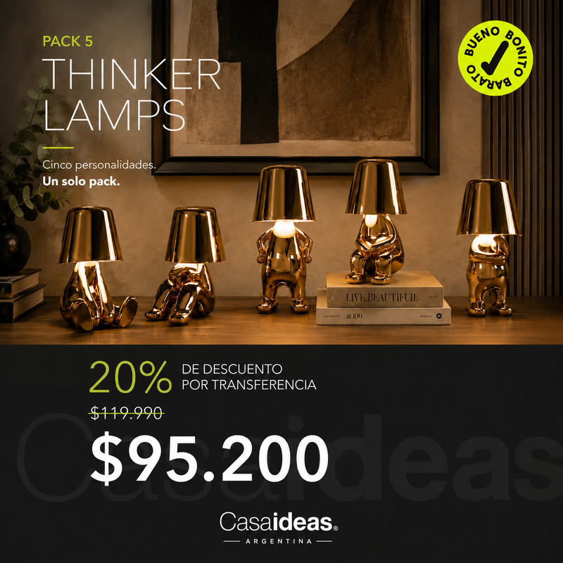 Thinker Lamps – Lámparas Recargables