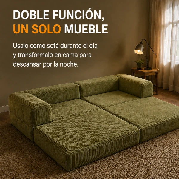 Sillón Teddy™ 2 en 1 | Sofá y Cama en Segundos