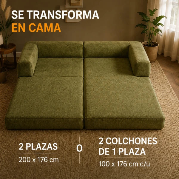 Sillón Teddy™ 2 en 1 | Sofá y Cama en Segundos